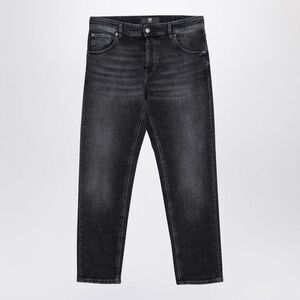 PT01 Men's Tailored Straight Leg Jeans Men BLACK Pants